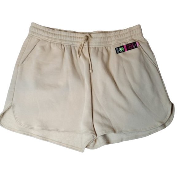 NWT NoBo Soft Beige Draw String Shorts Plus Size 1X - Picture 1 of 11